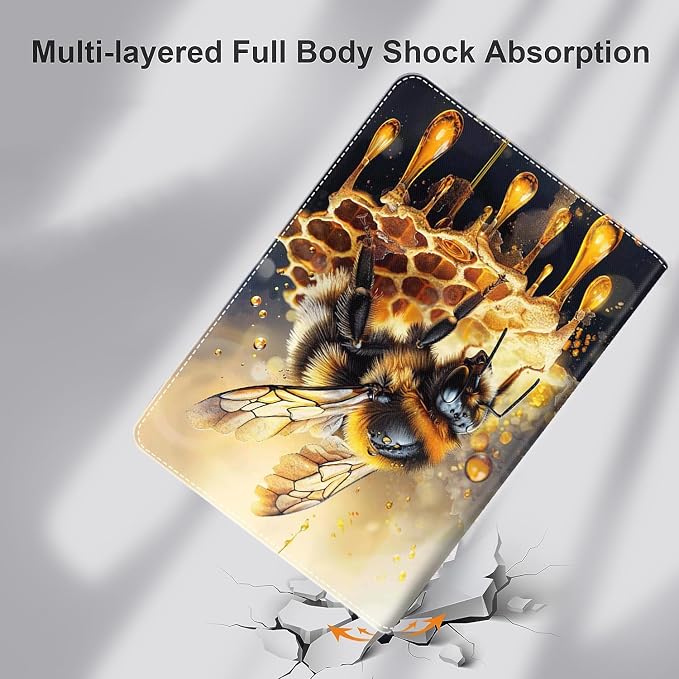 Case for iPad Air 11 Inch Case M2 2024 iPad Air 6th Gen Case/iPad Air 5th Gen 2022/Air 4th 2020 10.9 Inch Slim Stand Protective Smart Cover Fit iPad Air Retro Moth