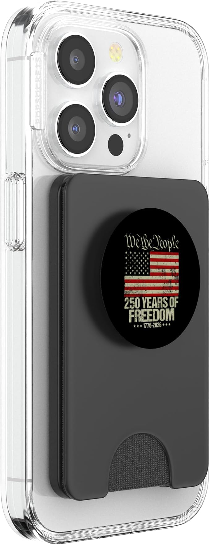 250 Years Distressed America Flag Anniversary USA 250th Bday PopSockets PopGrip for MagSafe