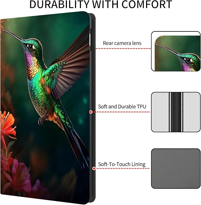 Case for 7 All-New Kindle Paperwhite (12th Generation 2024) and Kindle Colorsoft Signature Edition CoverSlim PU Leather Smart Cases with Auto Wake/Sleep-Black Cat Night Sky