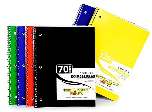 Ultimate High School and College Bundle | Case (2 Boxes) | School Supply Boxes - Back to School Essentials | Includes Notebooks, Tab Dividers, Pencils, Highlighters, & More