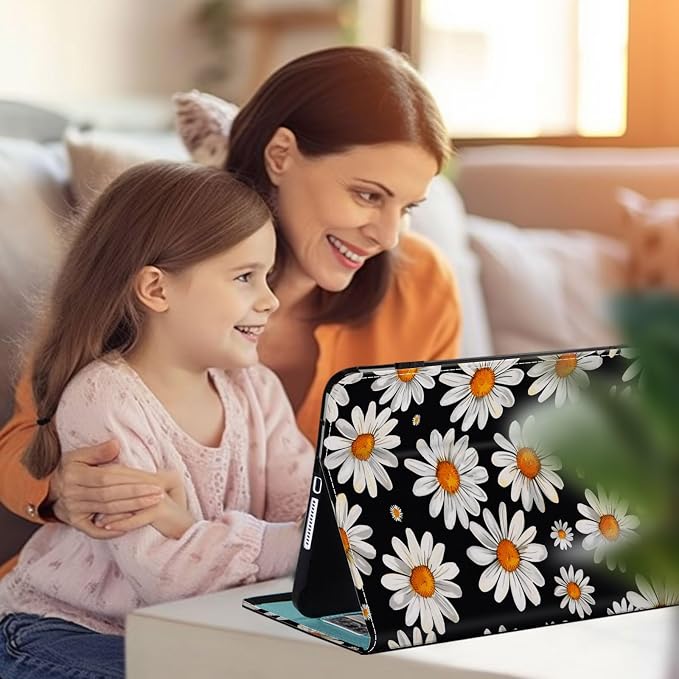 Case for Kindle Paperwhite 12th Gen 2024 (7) &amp Kindle Colorsoft Signature Edition (7)Wallet PU Leather Folio Cover Multi-Angle Stand with Auto Wake/SleepAesthetic Snake Floral