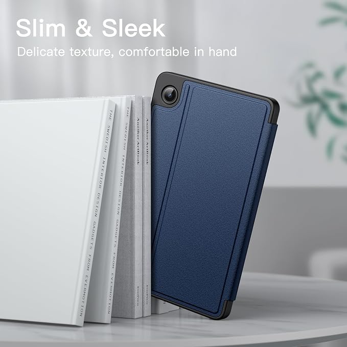 JETech Folio Case Cover for Samsung Galaxy Tab A9 8.7 Black | Multi-Angle Stand Cover Slim Protective Cover Auto Wake/Sleep