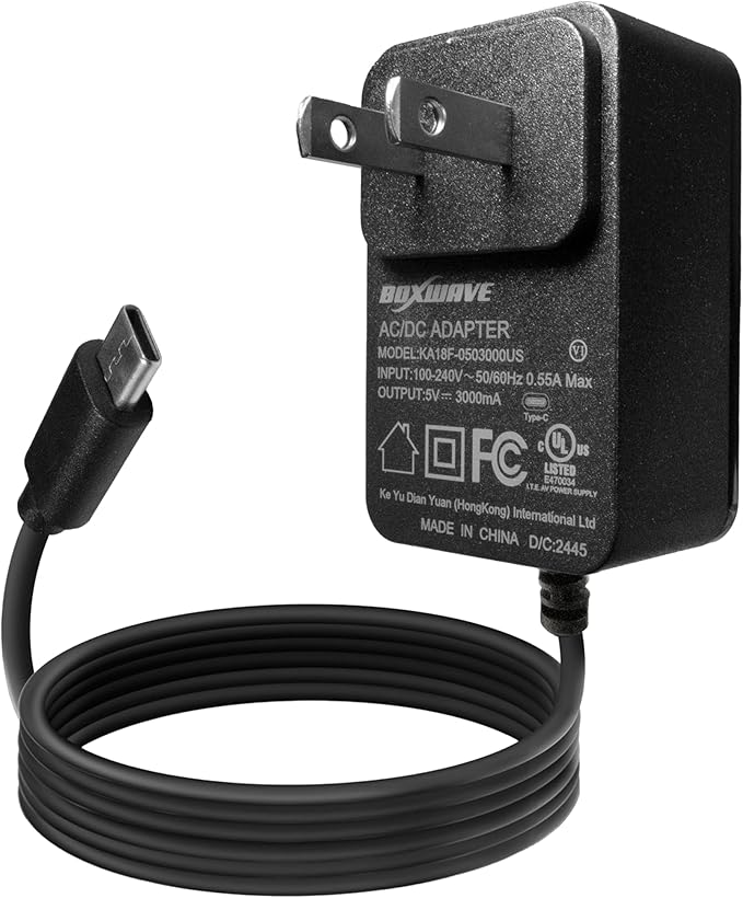 BoxWave Charger Compatible with Sony SRS-NB10 - Wall Charger Direct (15W) Rapid Charge Your Device with Built-in 3ft Cable