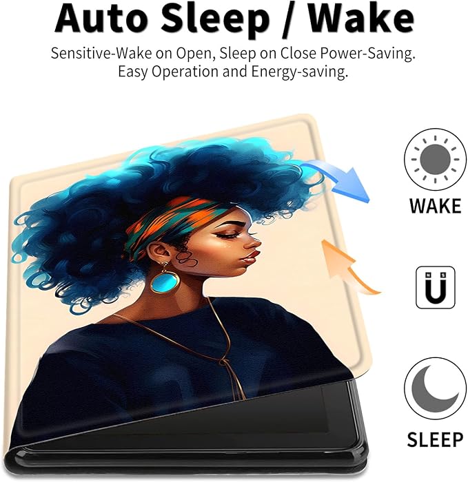Case for All-New Amazon Kindle Fire HD 10 &amp 10 Plus 11th Generation 2021 Release 10.1 inchSlim Folding Stand Cover with Auto Wake/SleepAmerican Girls