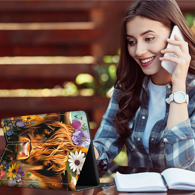 for 6 Kindle 11th Generation 2024/2022 Release Case (Model No: C2V2L3) E-Reader Multi-Angle Viewing Shockproof Smart Protective Case with Auto Wake/Sleep Baseball
