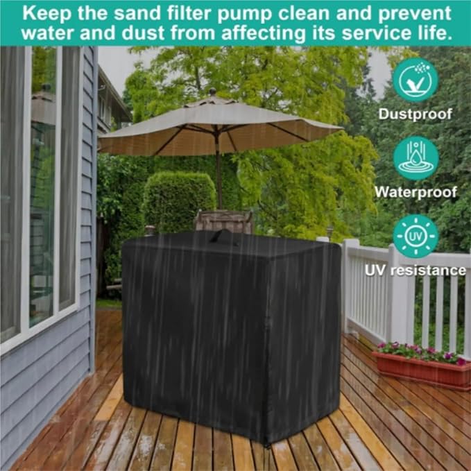 Pool Sand Filter Cover Pool Filter Cover Outdoor Sand Filter Pump Dust Protector