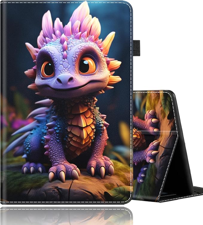 Case for All-New Amazon Kindle Fire HD 8 &amp 8 Plus Tablet (12th Generation/10th Generation 2022/2020 Release) 8 Durable Shockproof Protective Cover，Pug Weightlifting