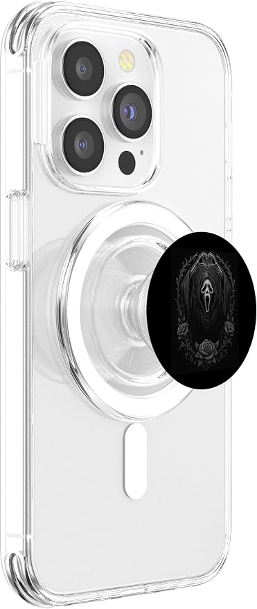Scary Face Horror Poster Creepy Halloween PopSockets PopGrip for MagSafe