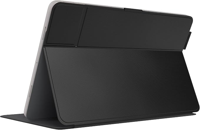 Speck Google Pixel Tablet Case &amp Stand 2023 - Slim Foldable Design Adjustable Viewing Angles Camera Lens Protection Google Pixel Tablet Stand &amp Case - On Off Magnet - Black &amp White MagF