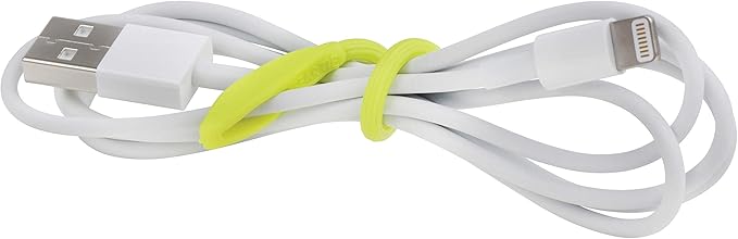 Nite Ize Gear Tie Cordable, The Original Reusable Rubber Twist Tie with Stretch-Loop For Cord Management + Storage, 3-Inch, Assorted Colors, 4 Pack, Made in the USA