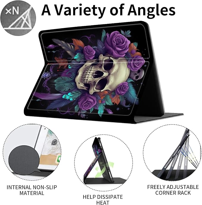 Case for 7 All-New Kindle Paperwhite (12th Generation 2024) and Kindle Colorsoft Signature Edition CoverSlim PU Leather Smart Cases with Auto Wake/Sleep-Black Cat Night Sky