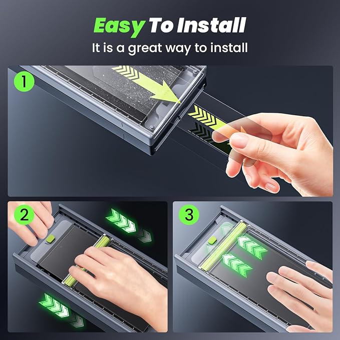 WSKEN [Replacement] for Samsung Galaxy S24 Ultra Screen Protector Tempered Glass- 10 Pack (WITHOUT INSTALLING Box)