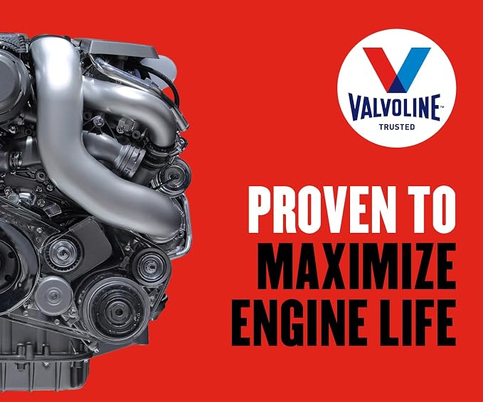 Valvoline High Mileage with MaxLife Technology SAE 5W-30 Synthetic Blend Motor