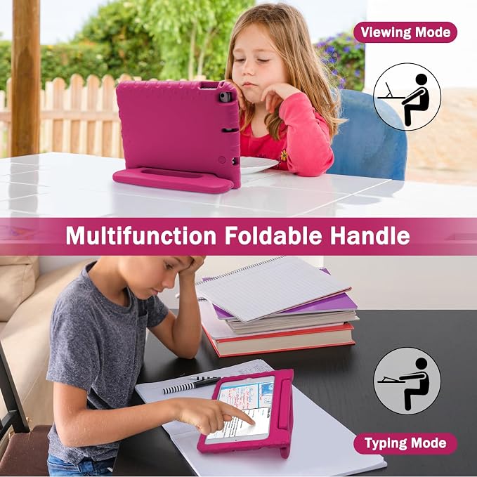 LEFON Kids Case Shockproof for iPad mini 5/4/3/2/1 iPad mini 4th Generation Case for Kids with Convertible Handle Light Weight Super Protective Stand Cover for iPad mini 5th Gen 7.9 Inch