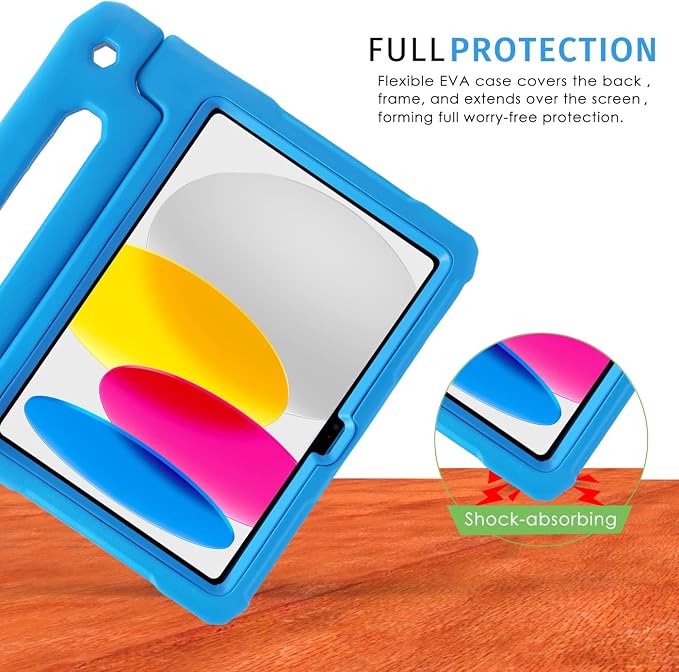 HDE Kids Shockproof Case Built-in Screen Protector for iPad 10th Gen 10.9