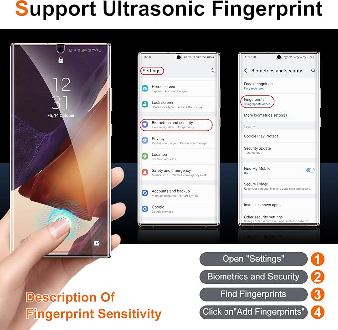 UniqueMe [2+2 Pack Compatible with Samsung Galaxy Note 20 Ultra 6.9 inch Soft TPU Screen Protector 【Not Glass】 and Camera Lens ProtectorHD Clarity [Case Friendly][Bubble Free] [Anti-slip tool]