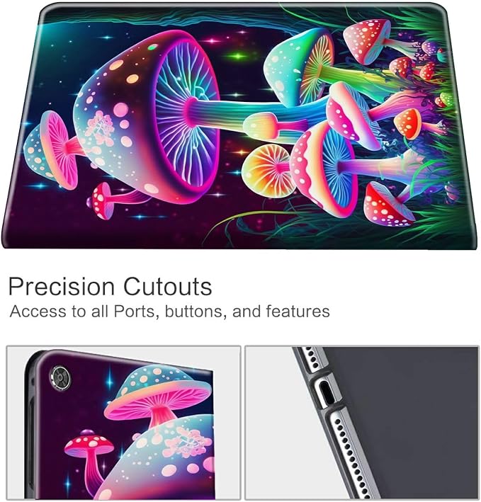 for 10.1 Amazon Fire HD 10 Tablet (13th Generation 2023 Release)PU Leather Multi-Angle Anti Slide Stand Cases with Auto Wake/SleepAnimals Dog Paws Galaxy