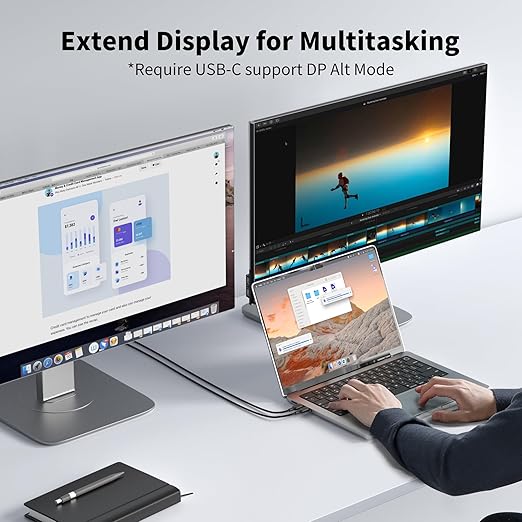 fairikabe USB-C Cable for AR Glasses 3.9FT 4K60Hz Display Cable 60W | for AR Glasses USB-C Monitor Portable Monitors 10GB 60W 4K Video Cable for Xreal One Xreal Air and More