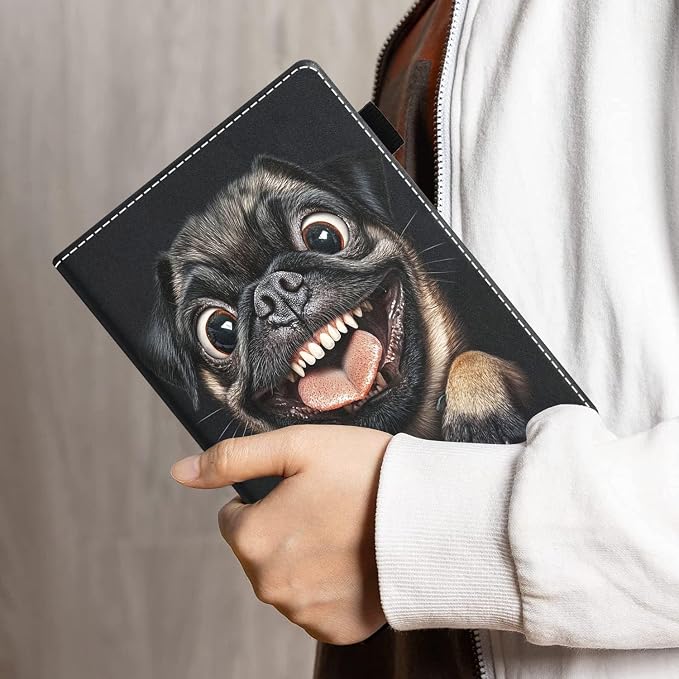 Case for Amazon Kindle Fire HD 8/Fire HD 8 Plus Tablet (12th/10th Generation 2024/2022/2020 Release) - PU Leather Folio Cover with Smart Auto Wake/Sleep Bald Eagle