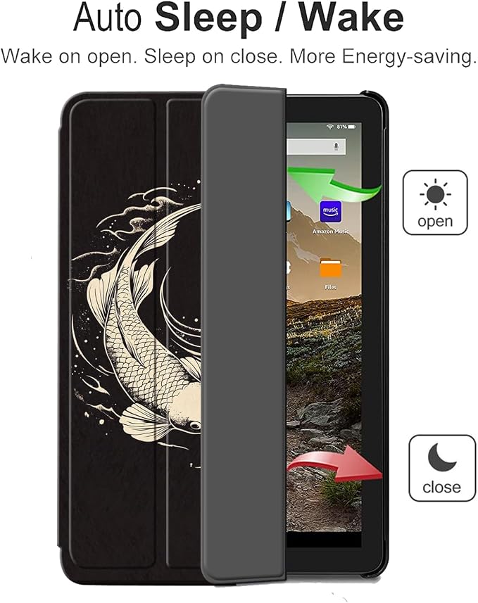 Cover for iPad Pro 10.5 with Pencil Holder Wolf Case for Apple iPad 9th 8th 7th Generation 10.2 Inch iPad Air 3rd Gen Cases Wolves Smart Slim Trifold Stand Protective Cover