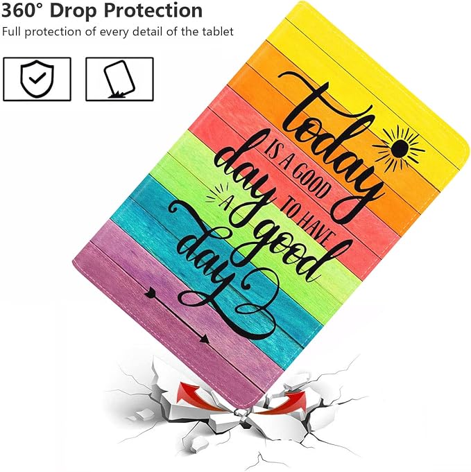 Case for iPad (A16) 11th Generation 11 Inch 2025 iPad 10th Generation 10.9 Inch 2022 Slim PU Leather Folio Smart Cover with Stand &amp Auto Wake/Sleep Bible Verse Psalm 46:10