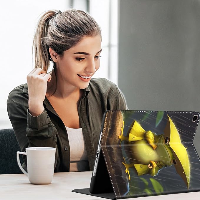 Case for New iPad (A16) 11th Generation 11 Inch 2025for iPad 10th Generation 2022 10.9 Inch Multi-Angle Stand Smart Cover Shockproof with Auto Wake/Sleep Baby Dragon