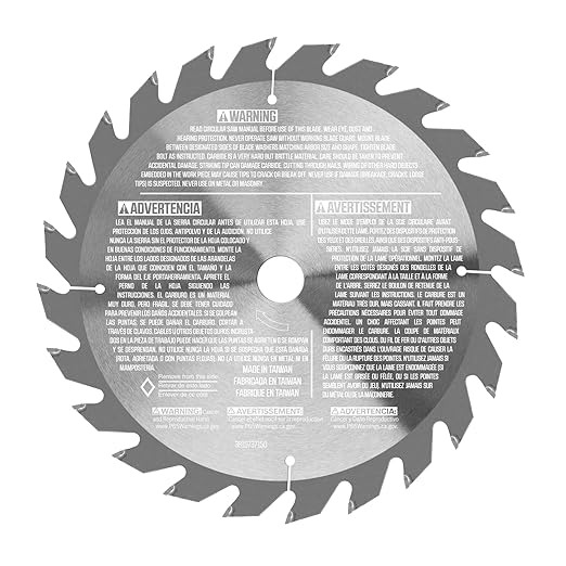 SKIL 7-1/4 in. 24-Tooth Carbide Framing Circular Saw Blade, 10-Pack-75724-10