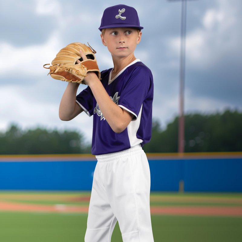Augusta Sportswear Youth Gamer Pull-Up Baseball Pant White L