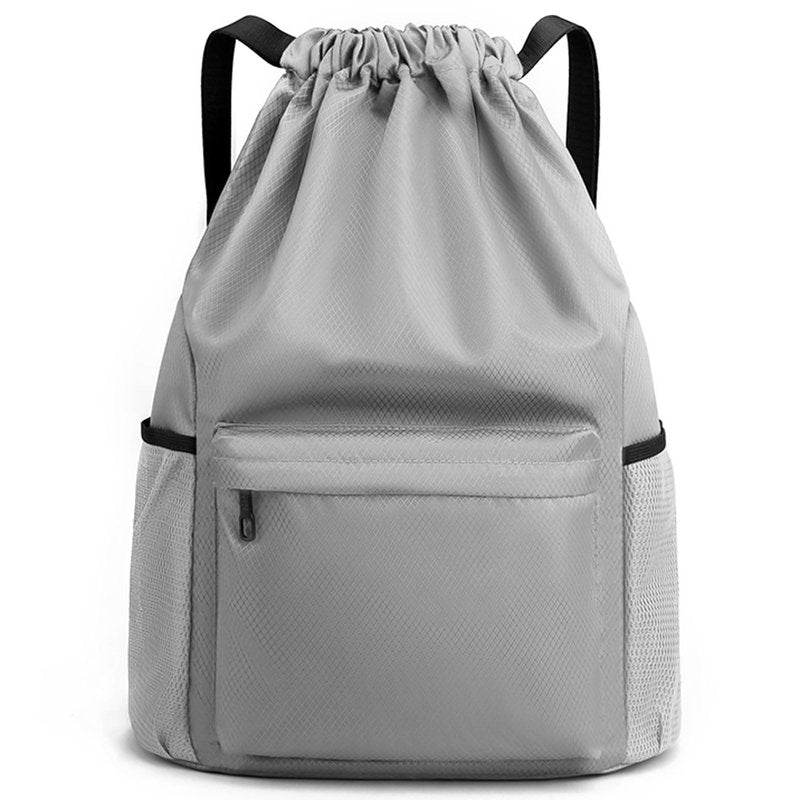 ZAYOKO Drawstring Backpack Waterproof Gym String Bag for Women Men, Pull String Sport Soccer Basketball Bags