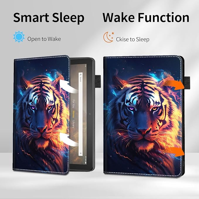 Case for Amazon Kindle Fire Max 11 Tablet (13th Generation 2023 Release) - Slim Fit Standing Cover with Auto Sleep/Wake for All-New Fire 11 Max Tablet，Enchanted Forest 2