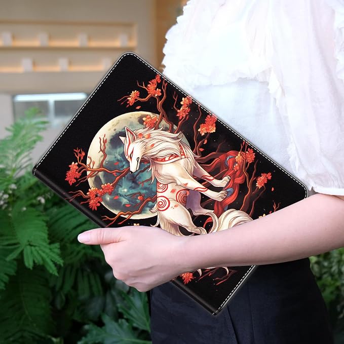 Case for iPad Pro 11 Inch 2022/2021/2020/2018 iPad Air 5th / 4th Gene 10.9 Inch (2022/2020) - Slim Fit Standing Cover with Auto Sleep/Wake，Astronaut Guitar