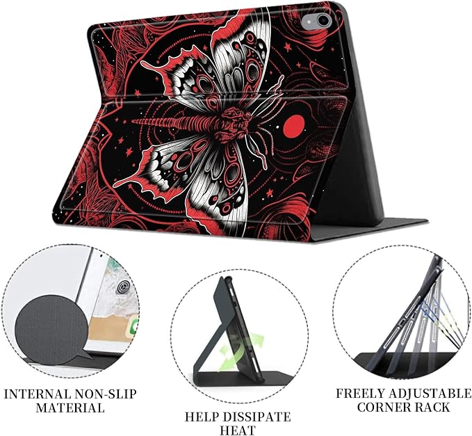 Case for iPad (A16) 11th Generation 11 Inch 2025/ iPad 10th Generation 10.9 Inch 2022 CaseHybrid Slim Multi-Angles Stand Auto Wake/Sleep Cover-Beach Sunset