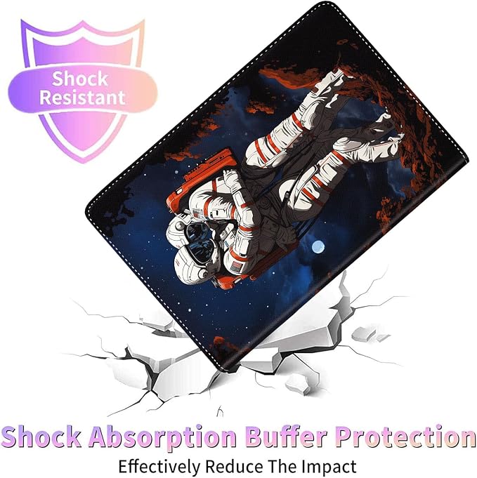 Case for New iPad (A16) 11th Generation 11 Inch 2025for iPad 10th Generation 2022 10.9 Inch Multi-Angle Stand Smart Cover Shockproof with Auto Wake/Sleep Baby Dragon
