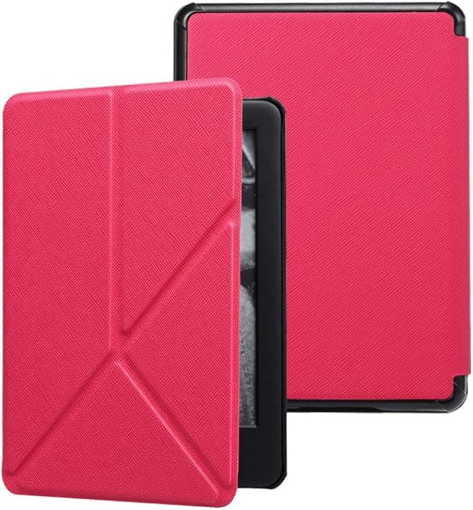 Case for 6 Kindle 11th Generation 2024/2022 Standing Origami Slim Shell Cover with Auto Wake/Sleep for Kindle 11th Generation 2022/2024 Released E-Reader Black