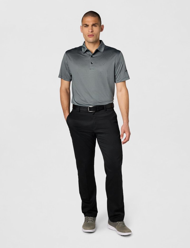 Callaway Men's Fine Line Stripe Short Sleeve Moisture-Wicking Stretch Golf Polo Shirt (Available in Big & Tall)
