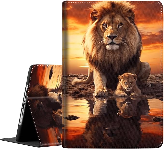 Case for iPad (A16) 11th Generation 11 Inch (2025) for iPad 10th Generation 10.9 Inch (2022) Slim Folding Stand Cover with Auto Wake/Sleep Watercolor Sea Turtle