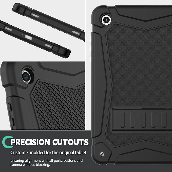 Shockproof Case for Samsung Galaxy Tab A11 Plus 11 inch 2026 with Built-in Kickstand 3 Layers Heavy Duty Protection Cover for Tab A9+ 10.9 2023 Blush Pink
