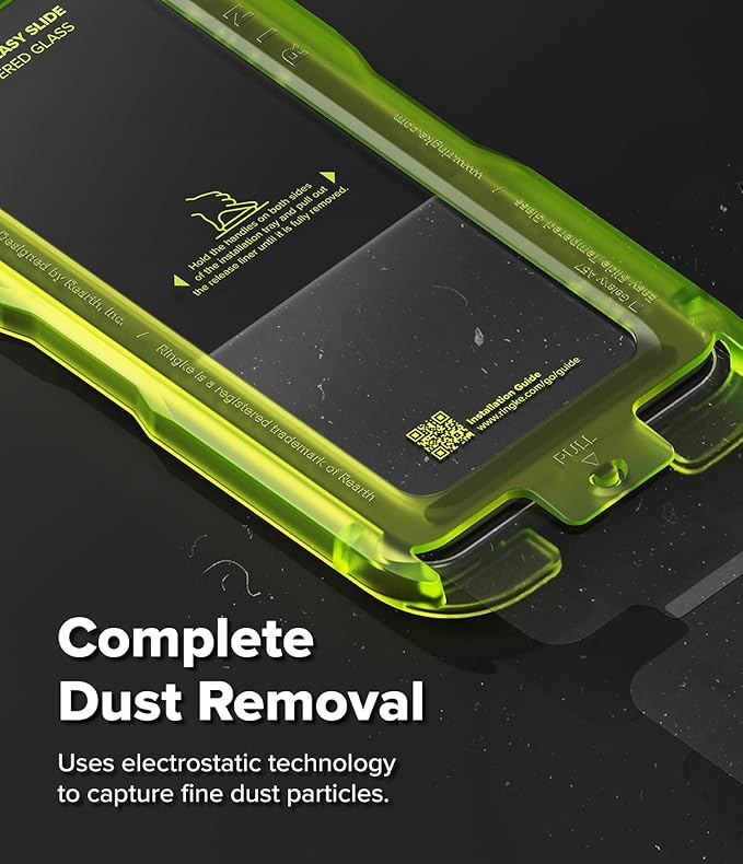 Ringke for Samsung Galaxy A35 5G Screen Protector [Easy Slide 2 Pack] | Easy Installation with Alignment Tool Case Friendly Premium 9H Hardness Tempered Glass
