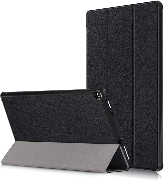 Gylint All-New Fire HD 10 2019 Case Premium Folio Smart-Shell Stand Case Cover with Auto Sleep/Wake for All-New Fire HD 10 (Compatible with 7th and 9th Generations 2017 and 2019 Releases Black