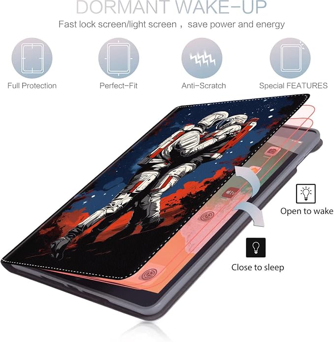 Case for iPad (A16) 11th Generation 11 Inch (2025) for iPad 10th Generation 10.9 Inch (2022) Slim Folding Stand Cover with Auto Wake/Sleep Watercolor Sea Turtle