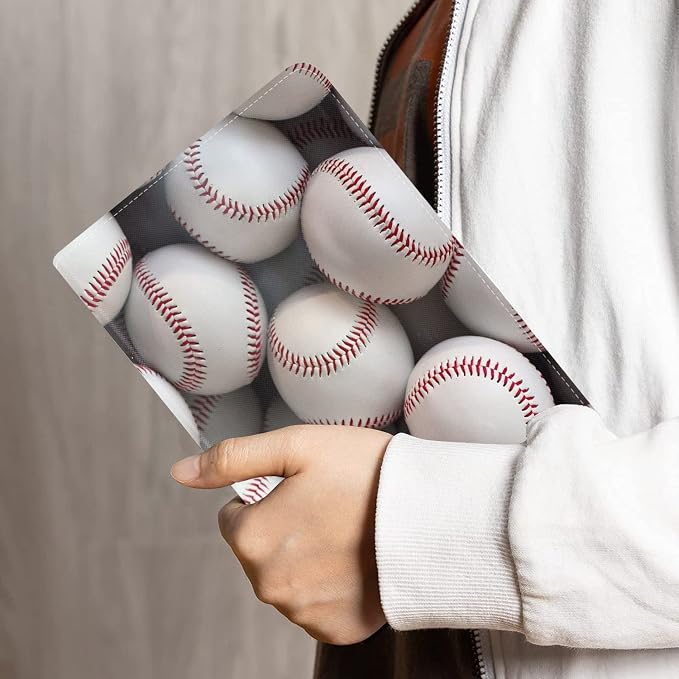 for Samsung Galaxy Tab A 8.0 Inch Case 2019 (SM-T290/T295/T297) PU Leather Folio Case Smart Cover with Stand &amp Auto Wake Sleep Baseball
