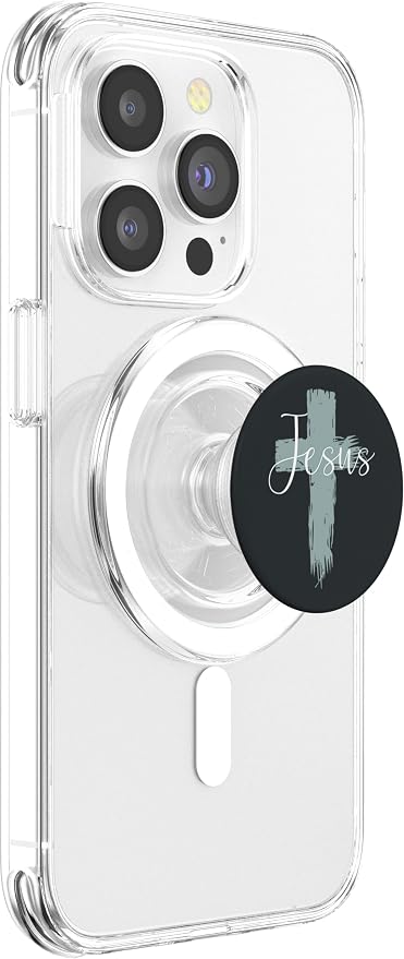 Jesus On Cross Paint Cool Religion God Faith Christian Gift PopSockets Adhesive PopGrip