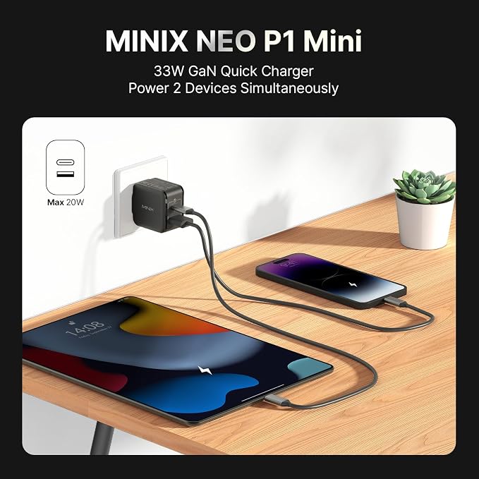 165W Gan Charger with Small 33W Charger