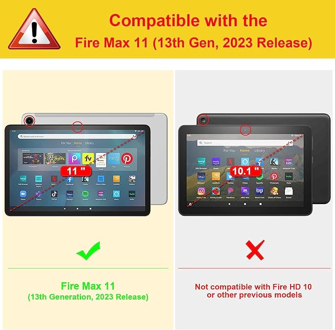 Case for Amazon Fire Max 11 Tablet (13th Generation 2023 Release) Multi-Angle Smart Stand Cover Auto Sleep/Wake for Fire 11 Max Tablet，Wolf