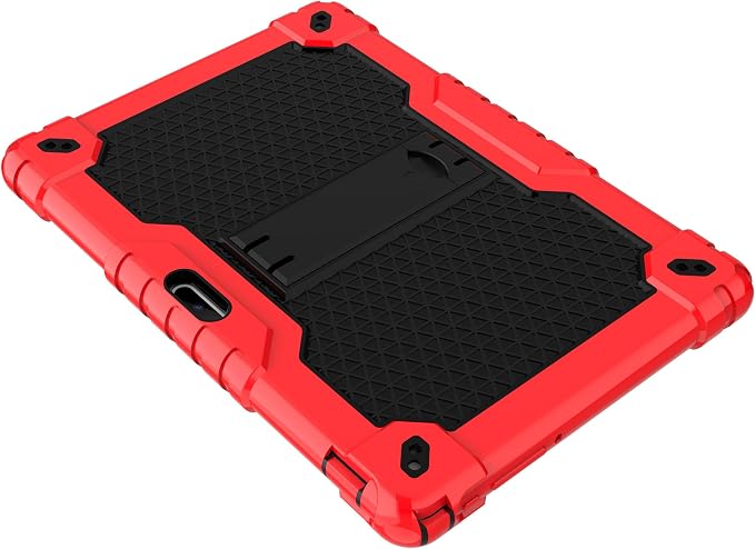 case for Dragon Touch Notepad K10 MAX10 Plus Case Built in Stand Shoulder Strap for FEONAL K118 K101 Veidoo T80 Plus 10.1 inches Tablet (Black/Black)