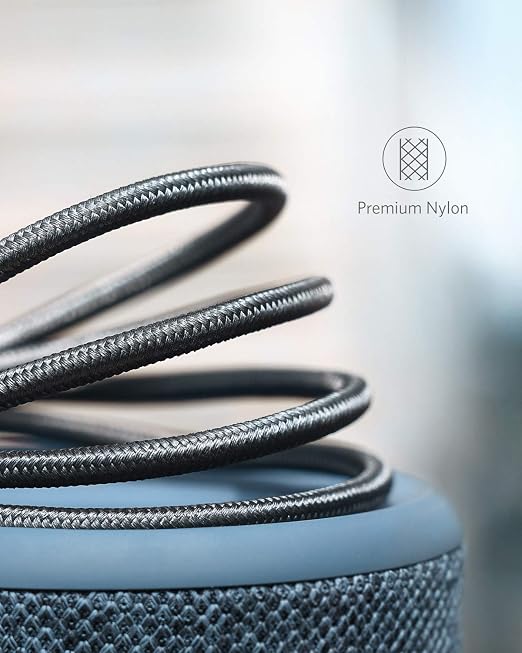 Anker Cable [2 Pack 10ft] USB A to USB C Cable for iPhone 17 SeriesSamsung Galaxy S10 S10+ LG V30 Beats Fit Pro and More (Black).