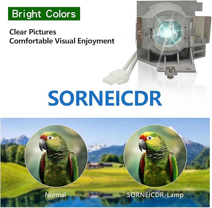 SORNEICDR RLC-093/RLC-092 Replacement Projector Lamp Bulb Compatible with Viewsonic PJD5153 PJD5155 PJD5255 PJD6350 PJD5555W PJD6550Lw PJD6551Lws PJD6350 PJD5353LS Projector Lamp Bulb with Housing