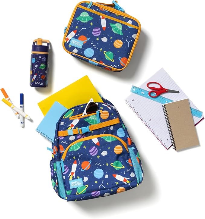 Simple Modern Medium Gabby's Dollhouse Toddler Backpack for School Girls and Boys | Kindergarten Elementary Kids Backpack | Fletcher Collection | Kids - 15" tall | Gabby's Friends