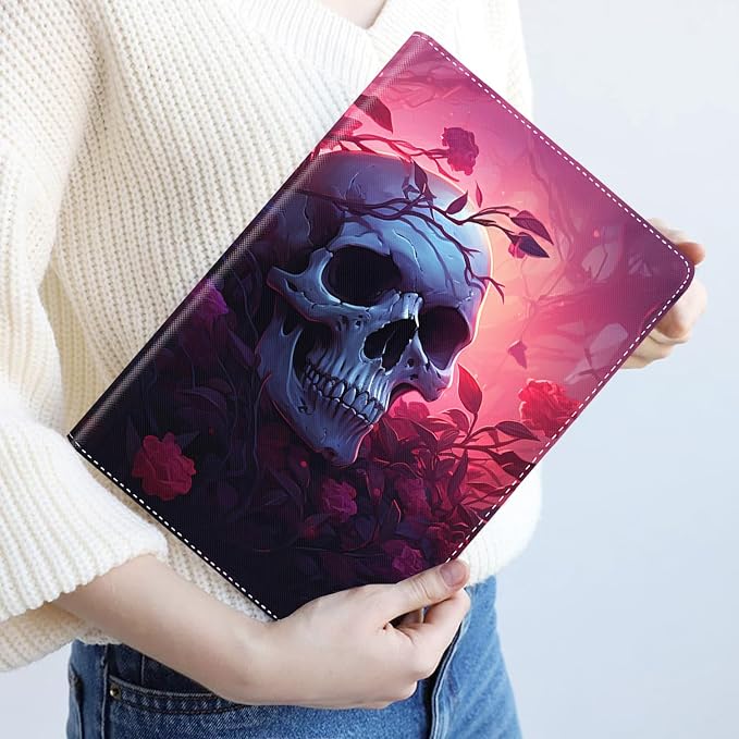 Case for iPad (A16) 11th Generation 11 Inch 2025 / iPad 10th Generation 10.9 Inch 2022 Ultra-Thin Multi-Angle Protective Cover with Auto Sleep/Wake A Dark Horse