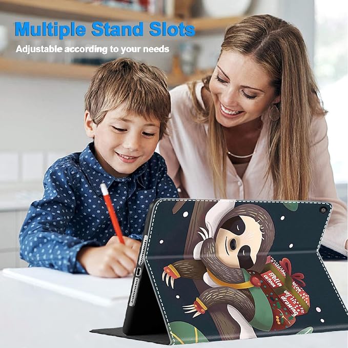 Case for iPad 10th Generation (2022 Release) 10.9 Inch Durable Shockproof Protective Cover for New iPad 10th gen 10.9 2022 Elephant Sunflower